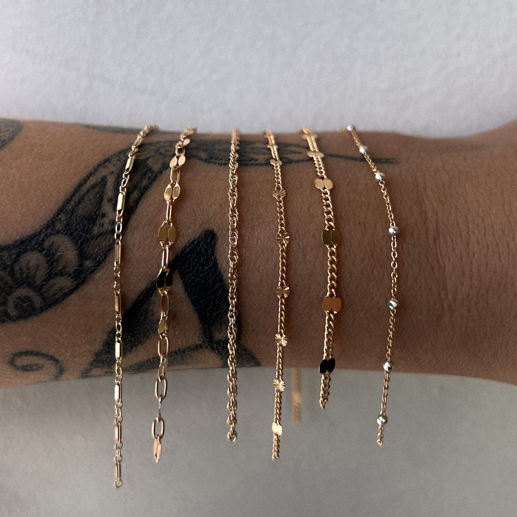 Build your own Layer Chain Bracelets